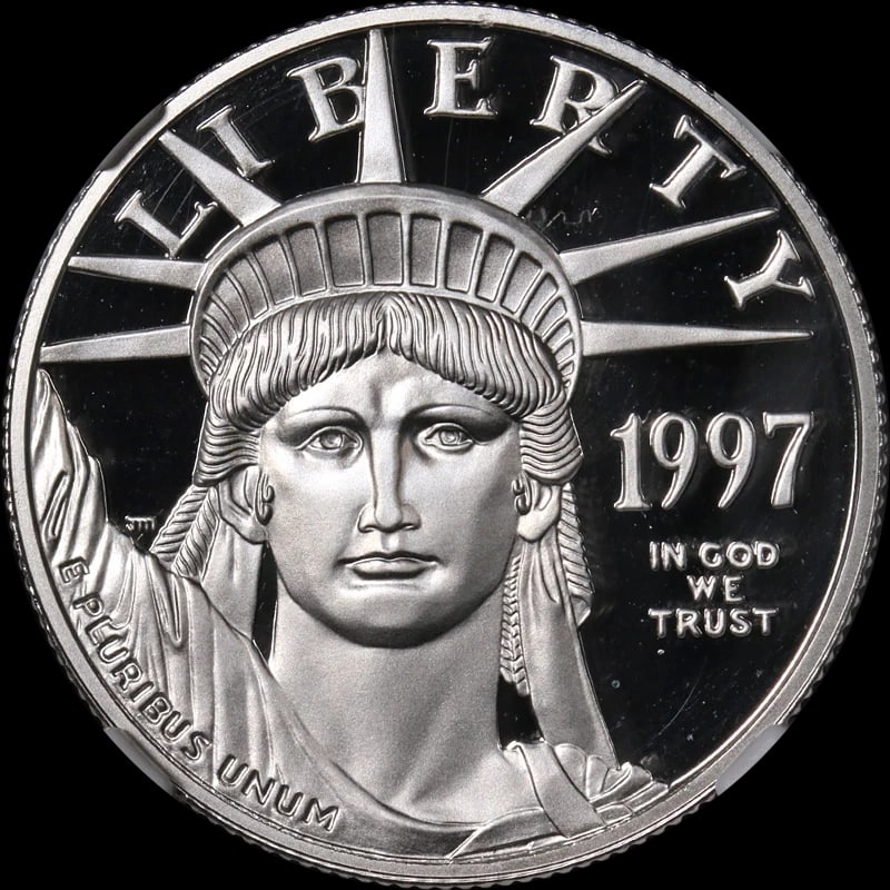 1997-W PLATINUM AMERICAN EAGLE $50 (1 of 2)