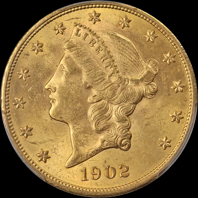 1902-P LIBERTY GOLD $20: 1902-P Liberty Gold $20 Year: 1902 Fineness: None Composition: Gold Denomination: $20 Country of Origin: United States Accessories: None Accessories Notice: When purchasing pre-owned goods