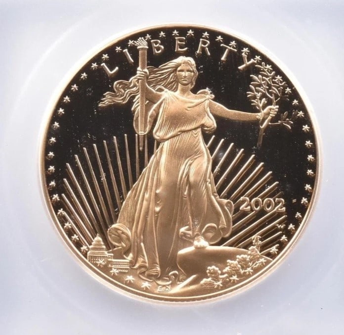 2002-W $50 AMERICAN GOLD EAGLE (1 of 2)