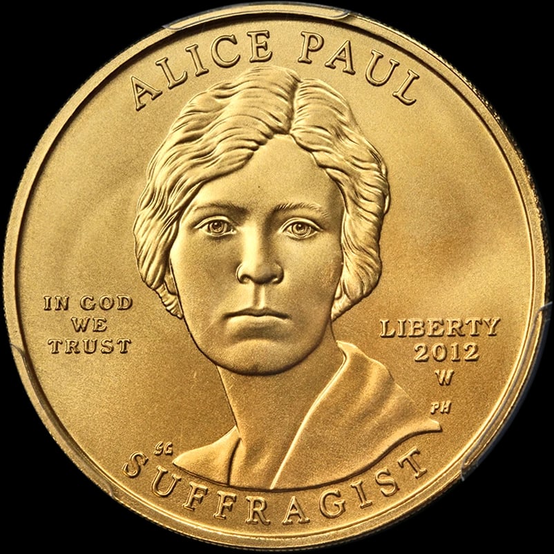 2012-W FIRST SPOUSE GOLD $10: 2012-W First Spouse Gold $10 Year: 2012 Fineness: 0.9999 Composition: Gold Denomination: $10 Country of Origin: United States Accessories: None Accessories Notice: When purchasing pre-owne