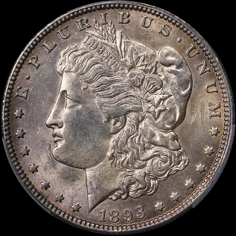 1893-O MORGAN SILVER DOLLAR: 1893-O Morgan Silver Dollar Year: 1893 Fineness: 0.9 Composition: Silver Denomination: None Country of Origin: United States Accessories: None Accessories Notice: When purchasing pre-owned