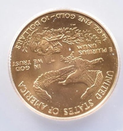 2001 $10 AMERICAN GOLD EAGLE - 2