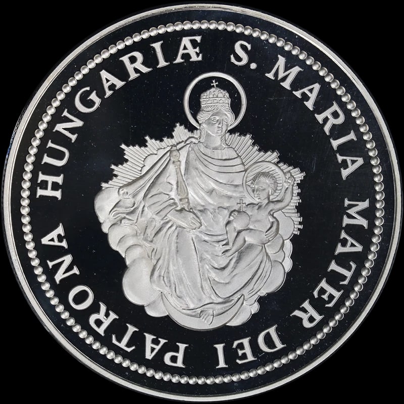 1986 HUNGARY SILVER: 1986 Hungary Silver Year: 1986 Fineness: 0.999 Composition: Silver Denomination: None Country of Origin: Hungary Accessories: None Accessories Notice: When purchasing pre-owned goods, plea