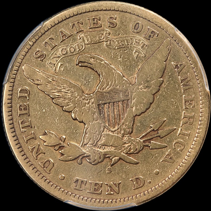 1867-S LIBERTY GOLD $10 - 2
