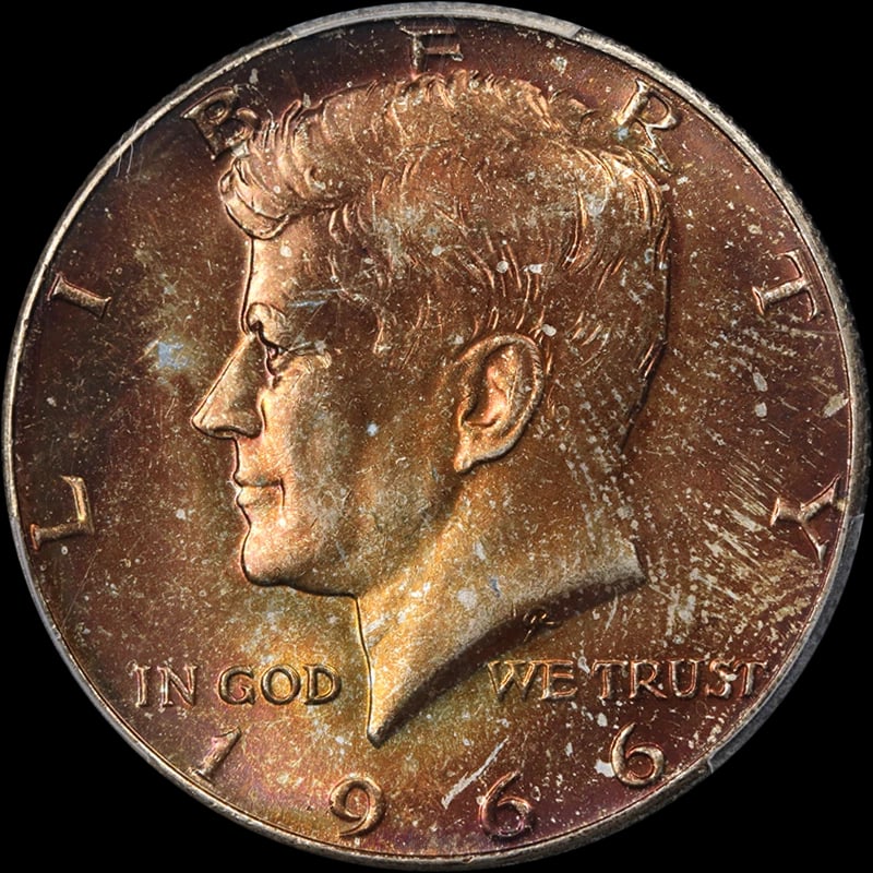 1966 KENNEDY HALF DOLLAR (1 of 2)