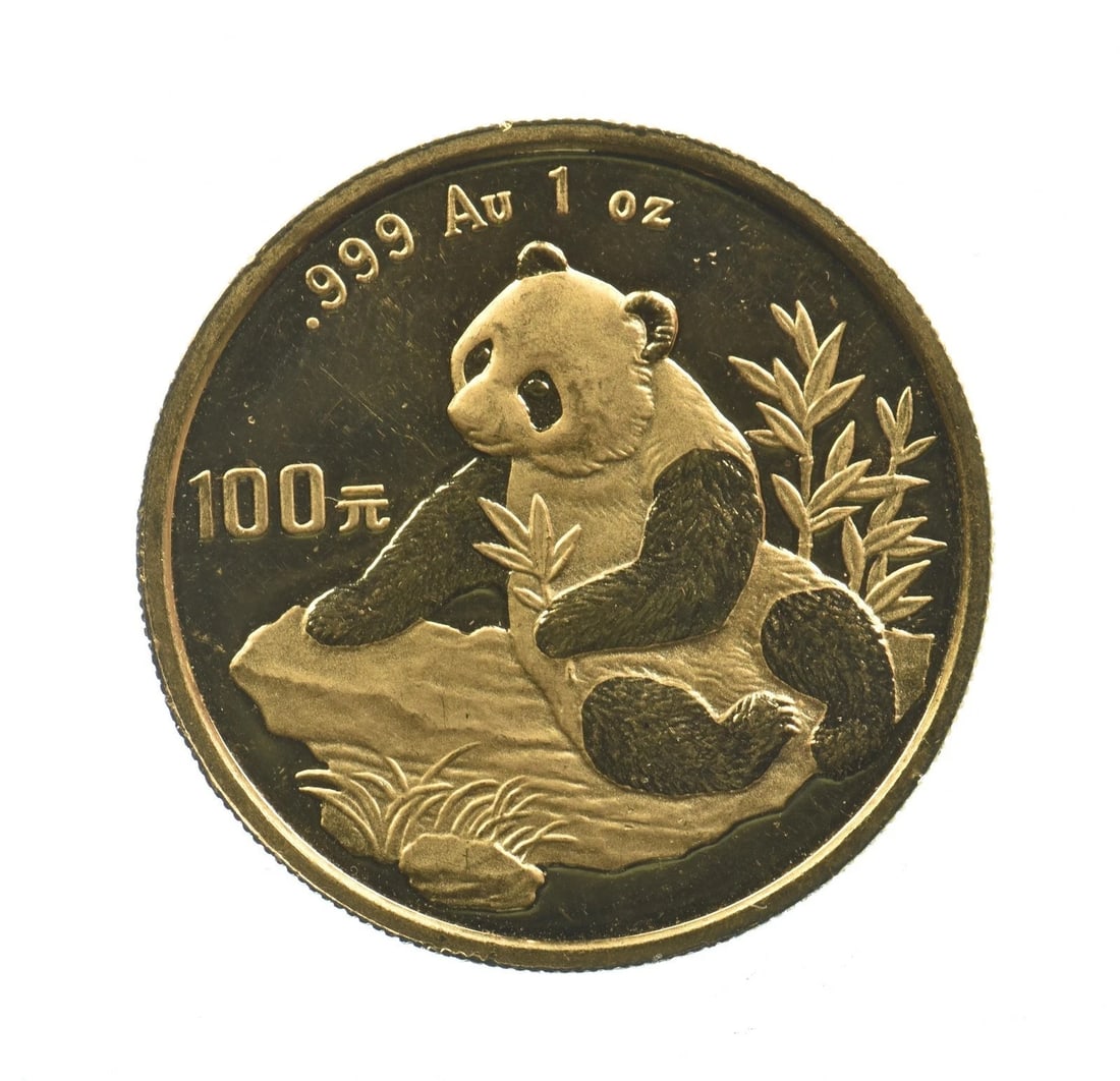 1998 CHINA 100 YUAN GOLD PANDA: 1998 China 100 Yuan Gold Panda Brand/Mint: None Year: 1998 Fineness: 0.999 Denomination: 100 Yuan Country of Origin: China Accessories: None Accessories Notice: When purchasing pre-owned g