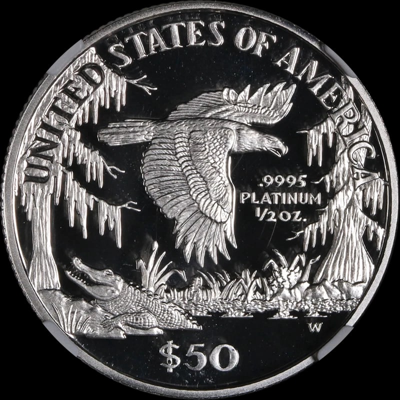 1999-W PLATINUM AMERICAN EAGLE $50 - 2