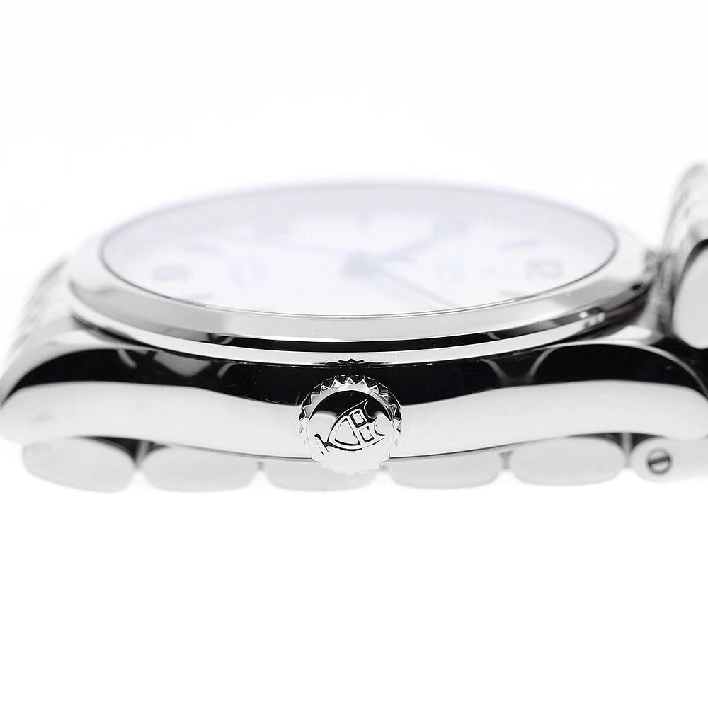 TUDOR DATE SILVER WATCH - 4