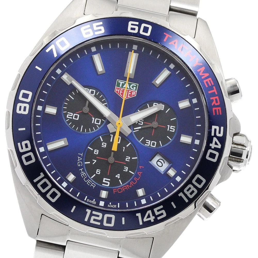 TAG HEUER RED BULL RACING CHRONOGRAPH QUARTZ: TAG HEUER Red Bull Racing Chronograph Quartz Brand: TAG HEUER Type: Wristwatch Material: Band Material Stainless Steel, Case Material Stainless Steel Color: Band Color Silver, Dial Colorblue, Case