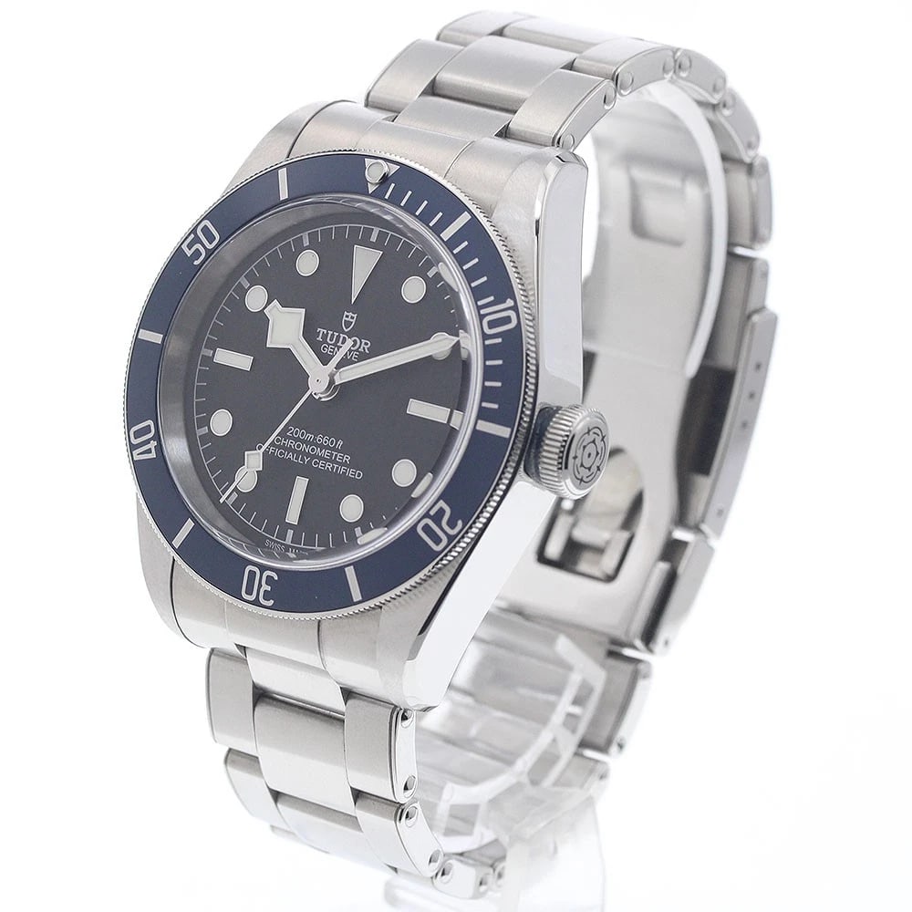 TUDOR HERITAGE BLACK AUTOMATIC WATCH - 2