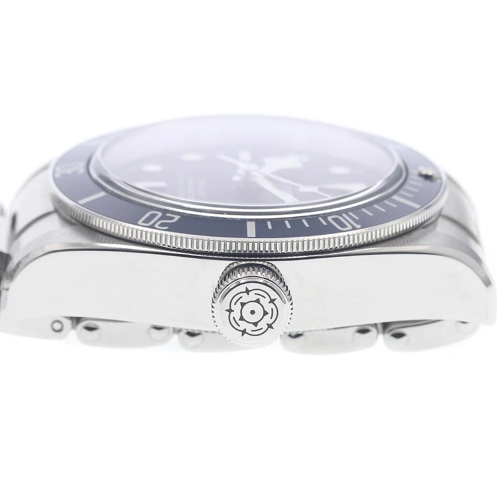 TUDOR HERITAGE BLACK AUTOMATIC WATCH - 4