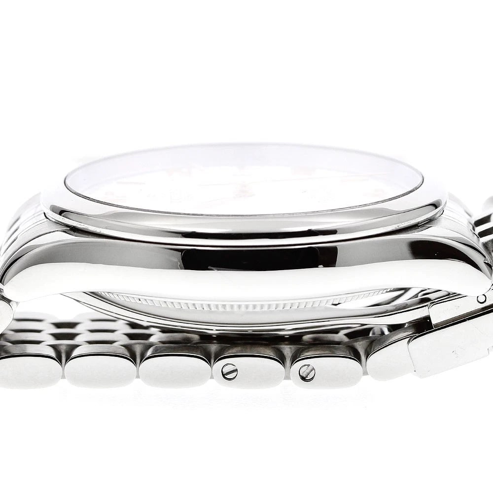 TUDOR DATE SILVER AUTOMATIC WATCH - 5