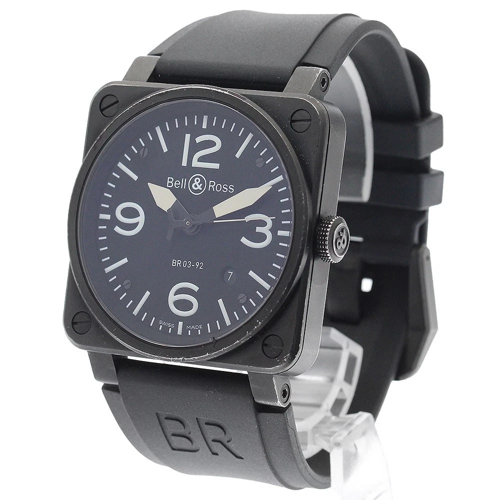BELL?ROSS BLACK MATTE AUTOMATIC WATCH - 2