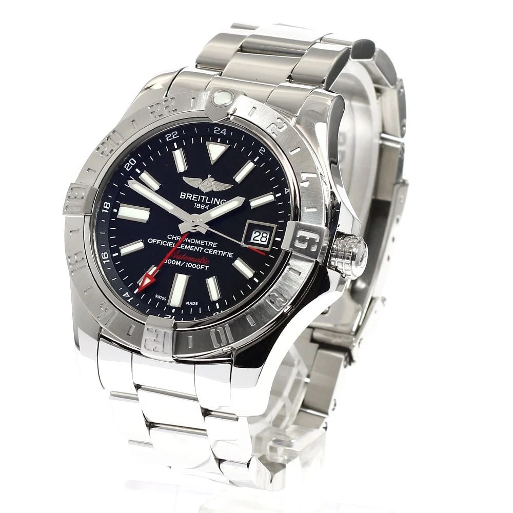 BREITLING AVENGER DATE BLACK AUTOMATIC WATCH - 2