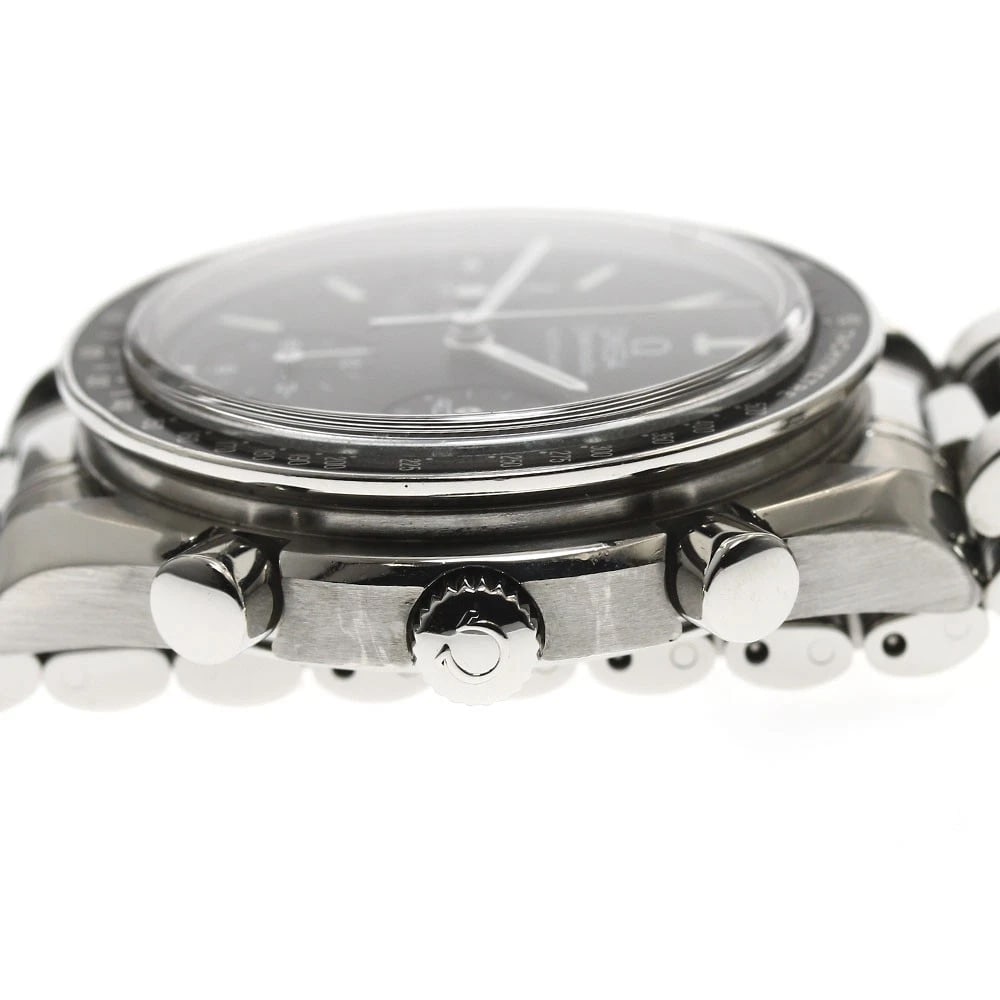 OMEGA SPEEDMASTER CHRONOGRAPH BLACK AUTOMATIC WATCH - 3
