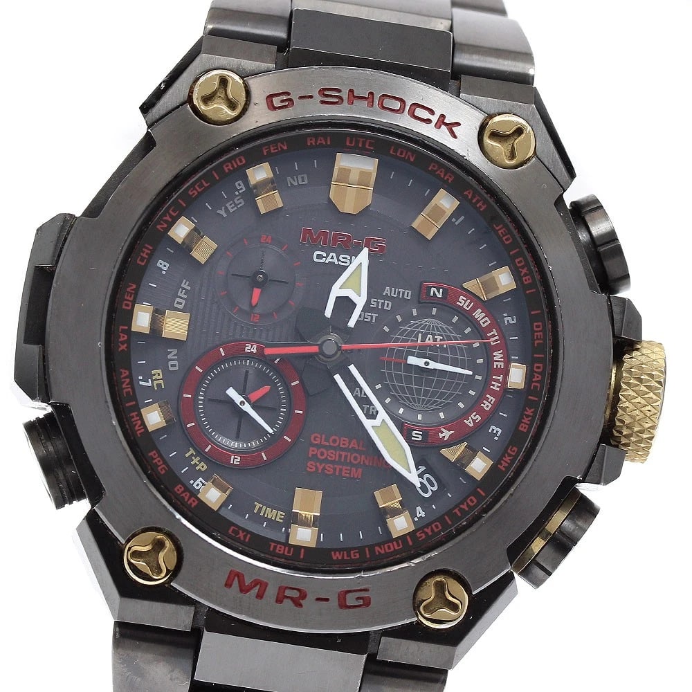 CASIO G-SHOCK SOLAR POWERED WATCH: CASIO G-SHOCK Solar Powered Watch Brand: CASIO Type: Wristwatch Material: Band Material titanium, Case Material titanium Color: Band Color black, Dial Colorblack, Case Colorblack Size: Case Size About
