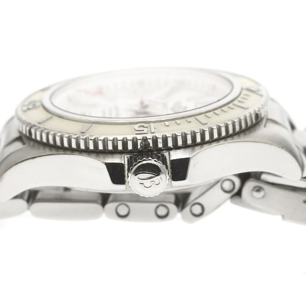 BREITLING SUPEROCEAN AUTOMATIC DATE WHITE WATCH - 3