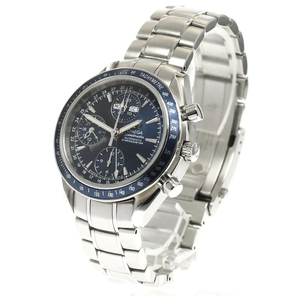 OMEGA SPEEDMASTER NAVY AUTOMATIC WATCH - 2