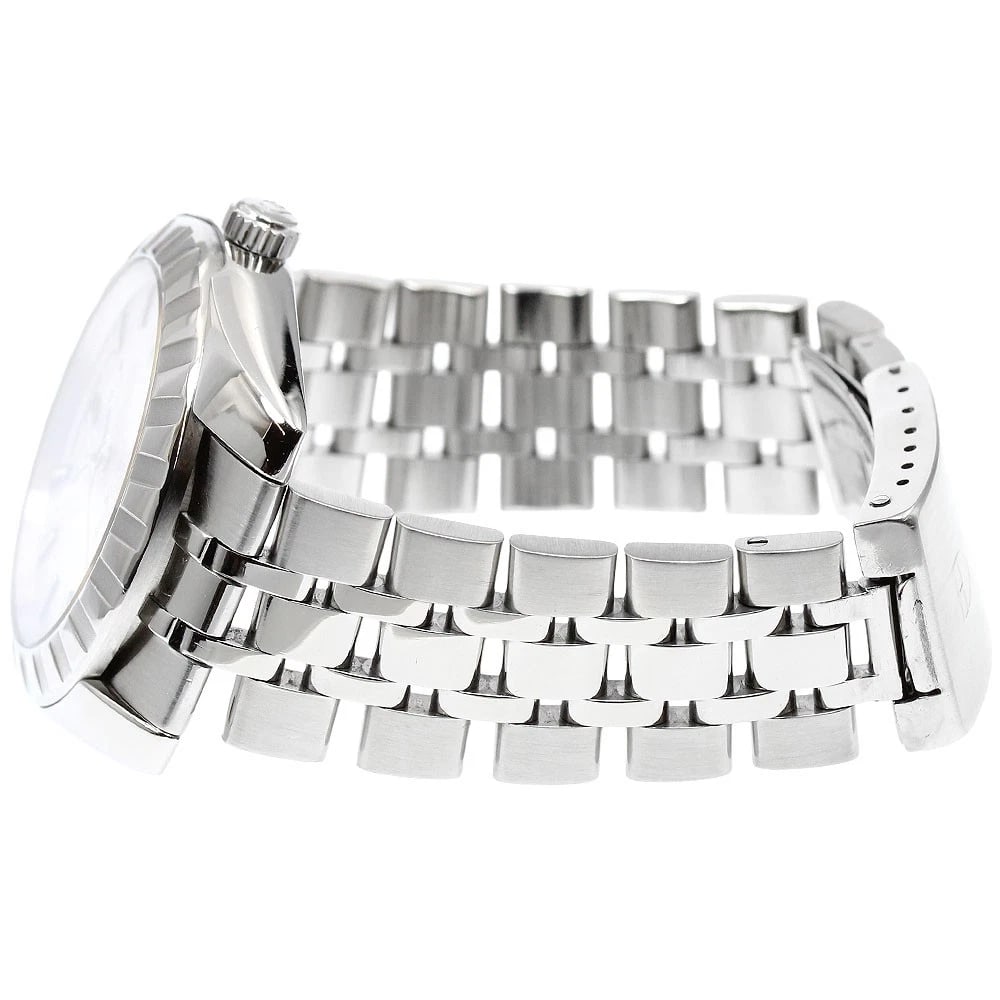TUDOR CLASSIC DATE SILVER AUTOMATIC WATCH - 4