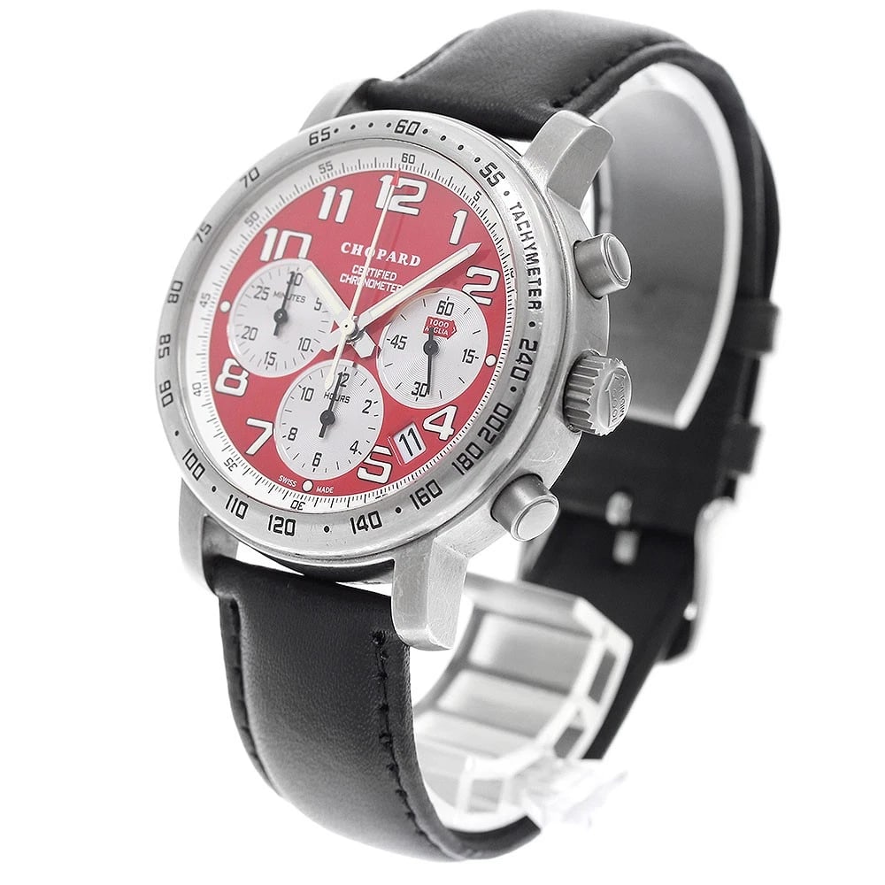 CHOPARD MILLERIA CHRONOGRAPH DATE RED SILVER AUTOMATIC - 2