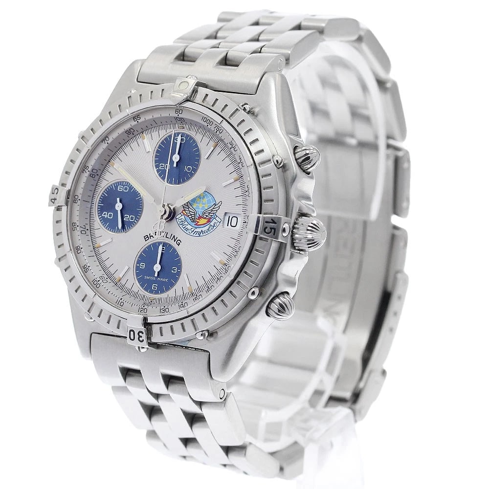 BREITLING CHRONOMAT BLUE DATE AUTOMATIC WATCH - 2