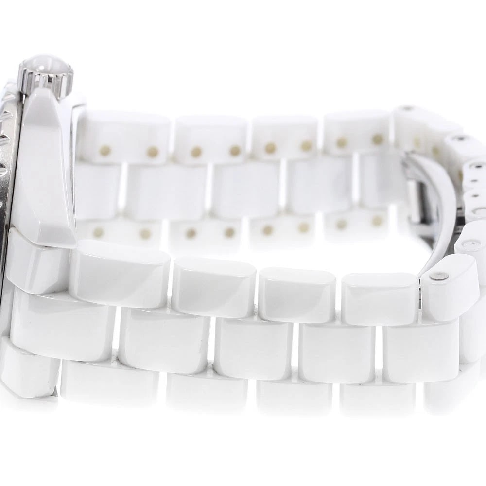 CHANEL J12 WHITE CERAMIC DIAMOND AUTOMATIC - 3