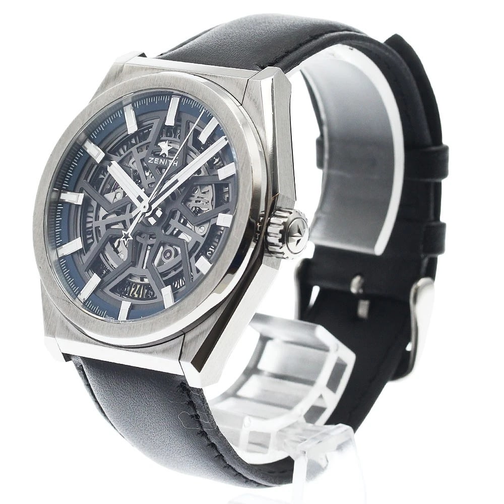 ZENITH DATE SKELETON AUTOMATIC WATCH - 2