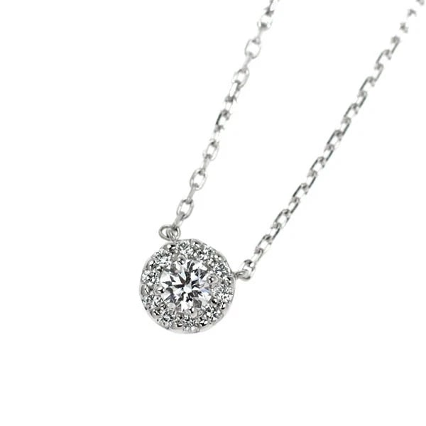 VENDOME AOYAMA PT950/ PT850 DIAMOND PENDANT NECKLACE: Vendome Aoyama Pt950/ Pt850 Diamond Pendant Necklace Brand: Vendome Aoyama Type: pendant necklace Material: Pt950/ Pt850, Main Stone/Creation Natural Color: Silver Size: Necklace: Chain Length 41cm