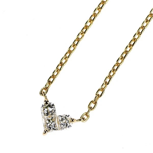 STAR JEWELRY K18YG DIAMOND PENDANT NECKLACE: Star Jewelry K18YG Diamond Pendant Necklace Brand: star jewelry Type: pendant necklace Material: K18YG, Main Stone/Creation Natural Color: Yellow Gold Size: Necklace: Chain Length 41.5cm Accessories: