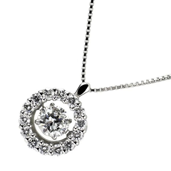 PT900/ PT850 DIAMOND PENDANT NECKLACE: Pt900/ Pt850 Diamond Pendant Necklace Brand: None Type: pendant necklace Material: Pt900/ Pt850, Main Stone/Creation Natural Color: Silver Size: Necklace: Chain Length ?45cm Accessories: None