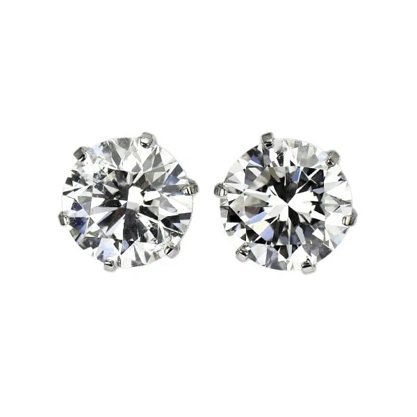 PT900 DIAMOND EARRINGS (1 of 3)
