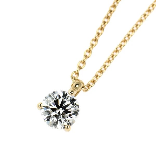 PONTE VECCHIO K18YG DIAMOND PENDANT NECKLACE: Ponte Vecchio K18YG Diamond Pendant Necklace Brand: Pontevecchio Type: pendant necklace Material: K18YG, Main Stone/Creation Natural Color: Yellow Gold Size: Necklace: Chain Length 40cm Accessorie