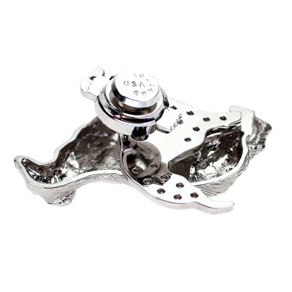 PT900 DIAMOND BROOCH - 2