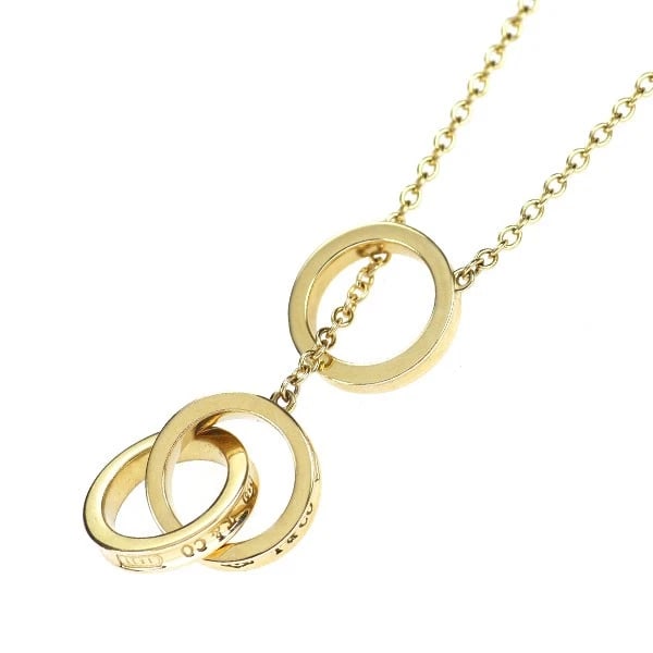 TIFFANY & CO K18YG PENDANT NECKLACE: Tiffany & Co K18YG pendant necklace Brand: Tiffany Type: pendant necklace Material: K18YG, Color: Yellow Gold Size: Necklace: Chain Length 46.5cm Accessories: None Accessories Notice: When purchasing