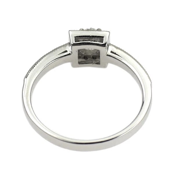 PT950 LILY CUT DIAMOND RING - 2