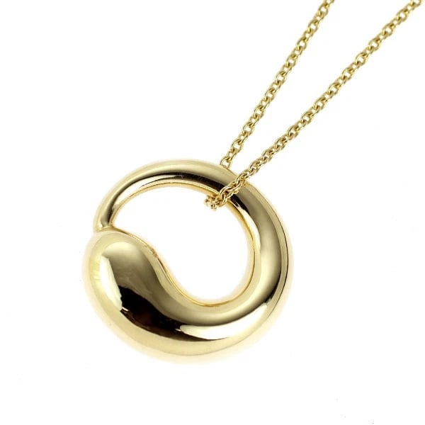 TIFFANY & CO K18YG PENDANT NECKLACE: Tiffany & Co K18YG pendant necklace Brand: Tiffany Type: pendant necklace Material: K18YG, Color: Yellow Gold Size: Necklace: Chain Length 73cm Accessories: None Accessories Notice: When purchasing