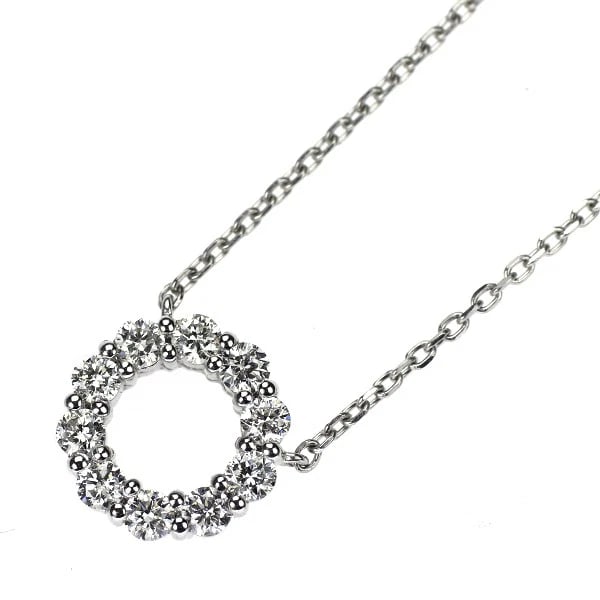 VENDOME AOYAMA PT950/ PT850 DIAMOND PENDANT NECKLACE: Vendome Aoyama Pt950/ Pt850 Diamond Pendant Necklace Brand: Vendome Aoyama Type: pendant necklace Material: Pt950/ Pt850, Main Stone/Creation Natural Color: Silver Size: Necklace: Chain Length 40cm