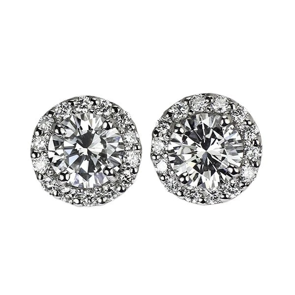 PT950/ PT900 DIAMOND STUD EARRINGS: Pt950/ Pt900 Diamond Stud Earrings Brand: None Type: piercing Material: Pt950/ Pt900, Main Stone/Creation Natural Color: Silver Size: Length/Width/Diameter (CM) 7.7 Accessories: None Accessories