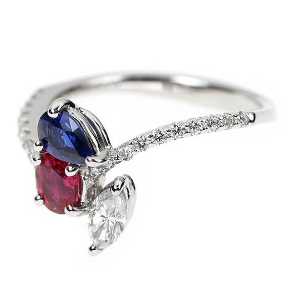 PT900 SAPPHIRE RING - 2