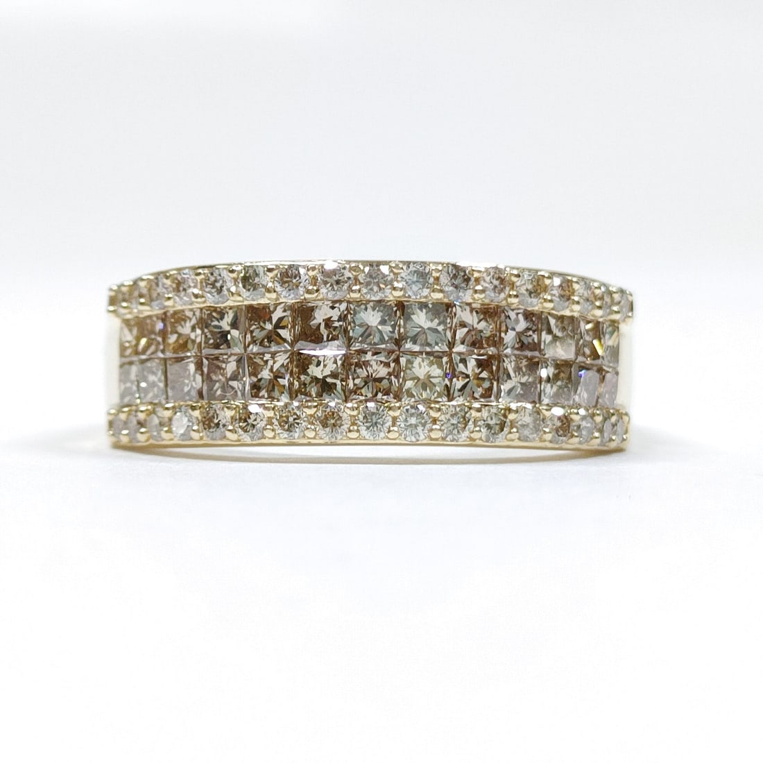 JEWELRY RING NATURAL DIAMOND GOLD (1 of 4)
