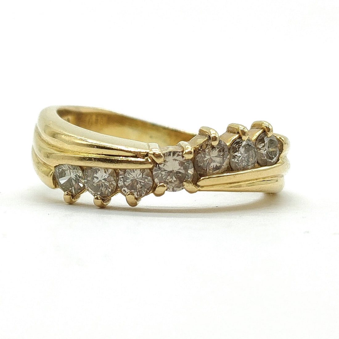 JEWELRY RING NATURAL DIAMOND GOLD (1 of 3)