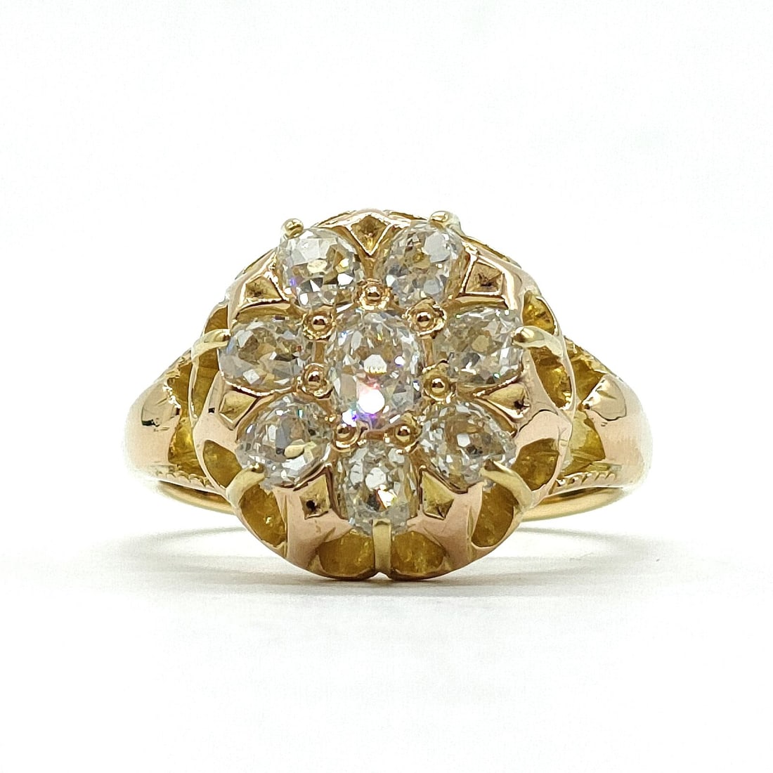 JEWELRY RING NATURAL DIAMOND GOLD (1 of 4)