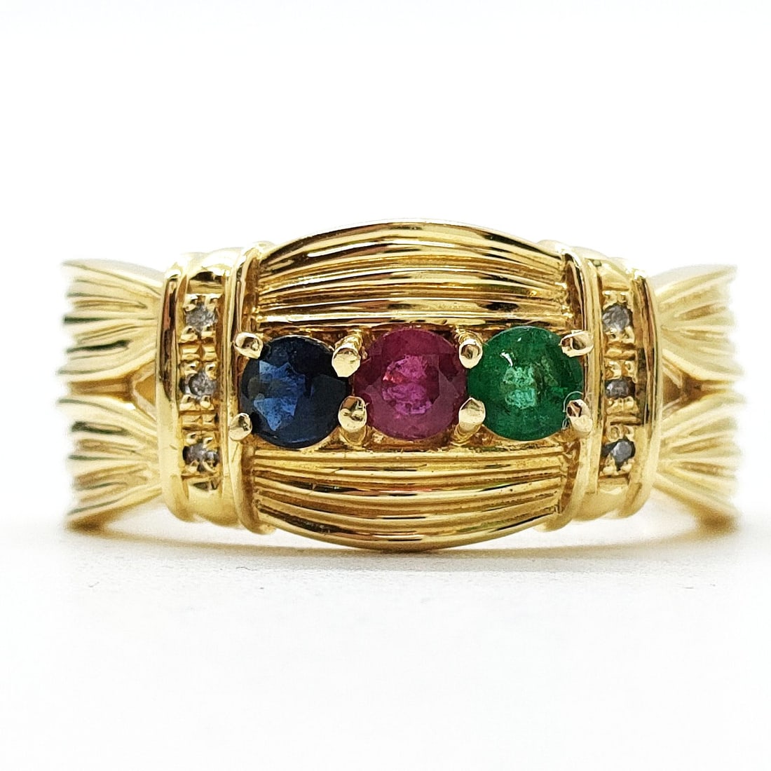 JEWELRY RING NATURAL DIAMOND GOLD (1 of 4)