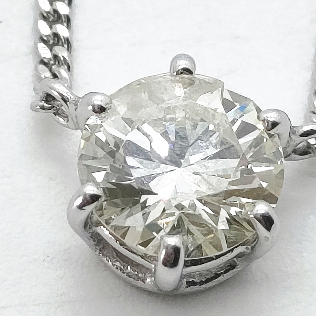 JEWELRY NECKLACE NATURAL DIAMOND PLATINUM (1 of 4)