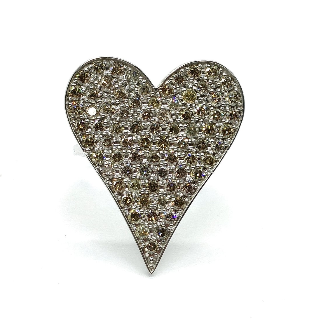 JEWELRY RING NATURAL DIAMOND WHITE GOLD: Jewelry Ring Natural Diamond White Gold Brand: Unbranded Type: Ring Material: White gold, Color: White gold Size: US 6 1/4 Accessories: None Accessories Notice: When purchasing pre-owned g