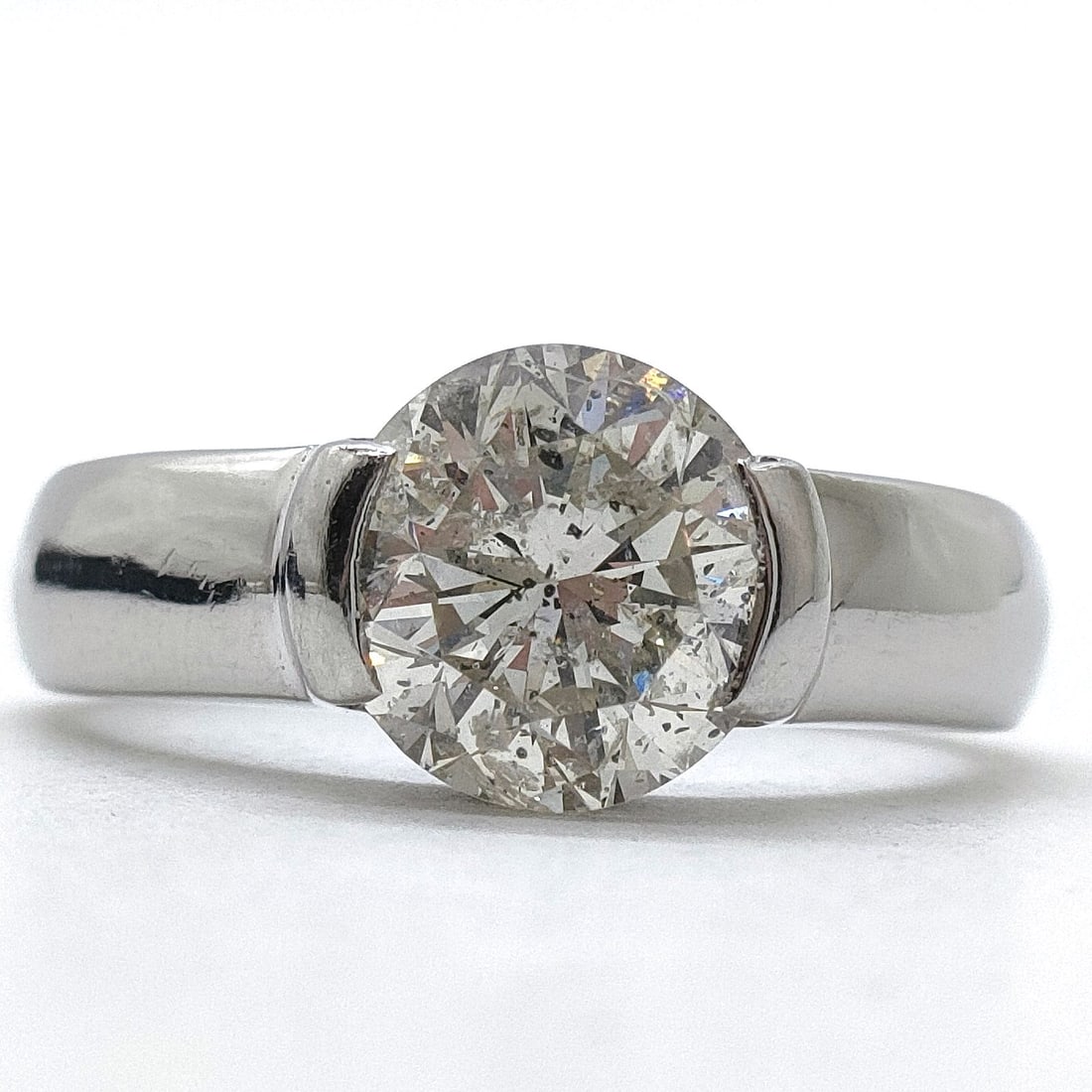 JEWELRY RING NATURAL DIAMOND PLATINUM (1 of 3)