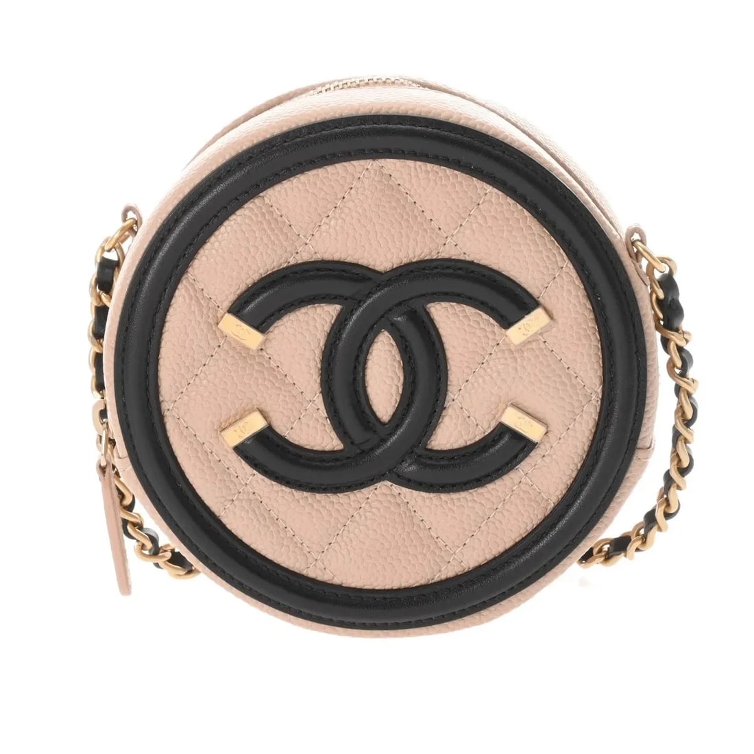CHANEL CC SHOULDER BAG GRAINED LEATHER BLACK: Chanel CC Shoulder Bag Grained Leather Black Brand: Chanel Type: Shoulder Bag Material: Grained Leather Color: Antique Gold, Black, Beige Size: W 12cm / H 12cm / D 5.5cm Accessories: None