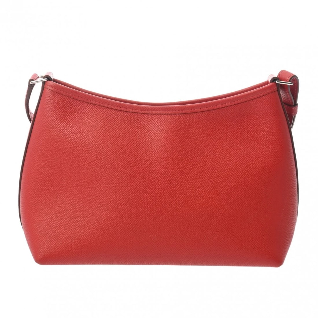 HERMES HANDBAG SHOULDER BAG EPSOM LEATHER SILVER, RED: Hermes Handbag Shoulder Bag Epsom Leather Silver, Red Brand: Hermes Type: Shoulder Bag Material: Epsom Leather Color: Silver, Red Size: W 23cm / H 15.5cm / D 10.5cm Accessories: None Acces