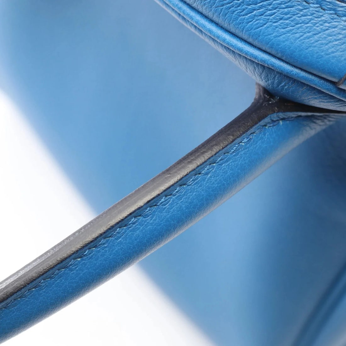 HERMES 30 SHOULDER BAG BLUE - 3