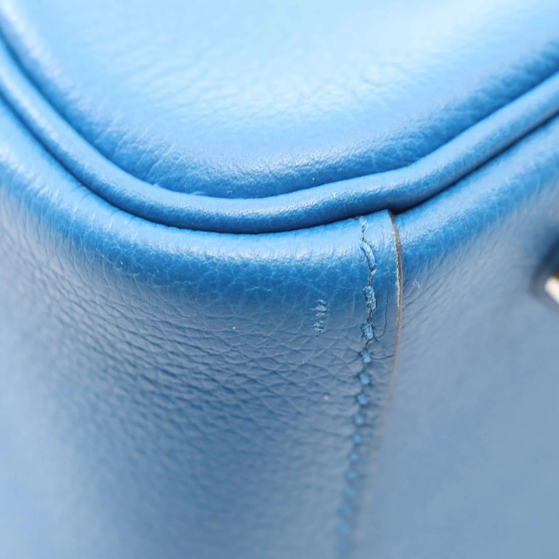 HERMES 30 SHOULDER BAG BLUE - 4
